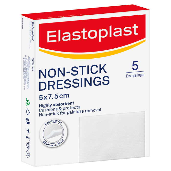 Elastoplast Non-Stick Dressing 7.5cm x 5cm 5.