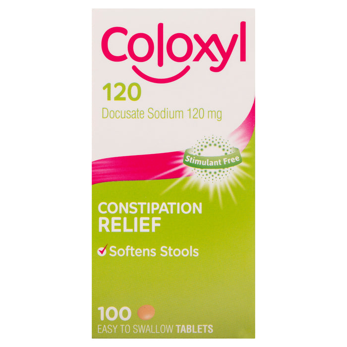 Coloxyl 120mg Tablets 100