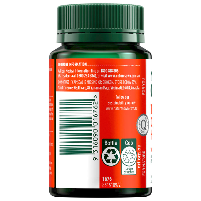 Nature's Own Triple Strength Garlic, C, Horseradish 60 Tablets.