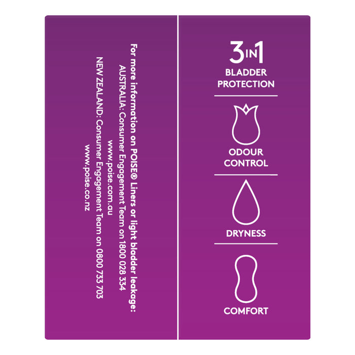 Poise Panty Liners Extra Light 30