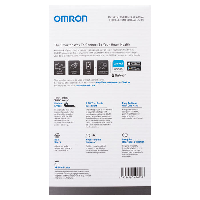 Omron Hem7361T Advanced Blood Pressure Monitor+AFIB