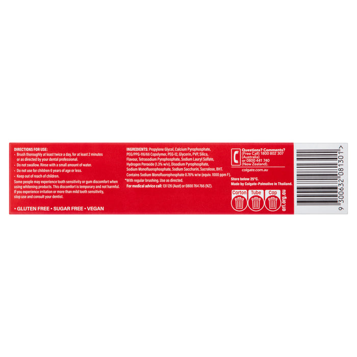 Colgate Toothpaste Optic White 140g