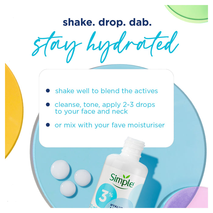 Simple Serum Hyaluronic Acid And B5 3% 30ml