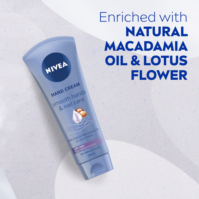 Nivea Smooth Hands and Nail Care Cream 100mL