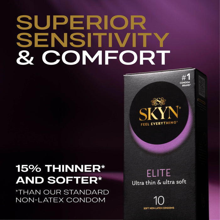 Ansell Skyn Elite Condoms Latex Free 10 Pack