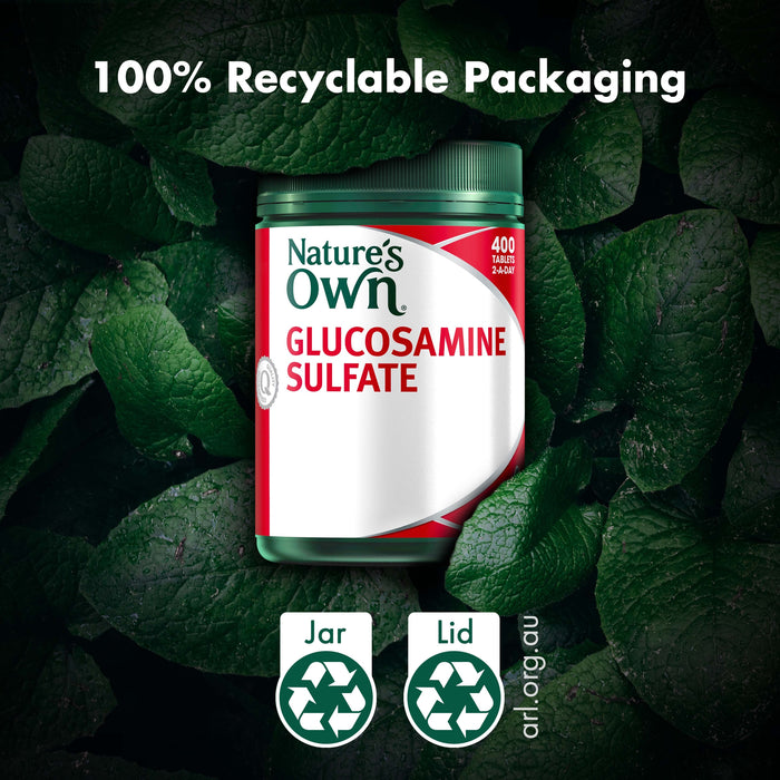 Nature's Own Glucosamine Sulfate 400 Tablets.