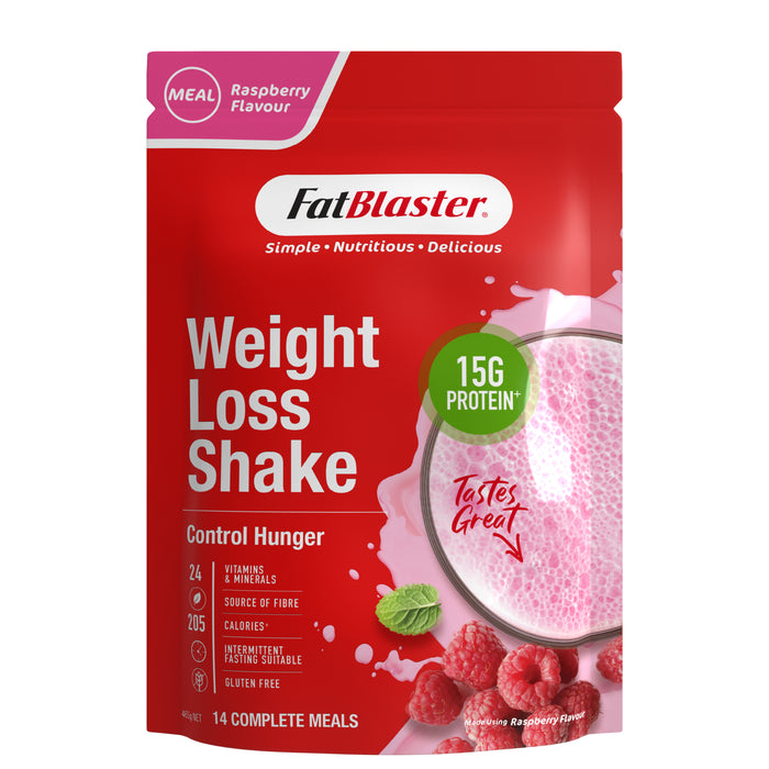 Naturopathica FatBlaster Raspberry Shake Red Pouch 465g.