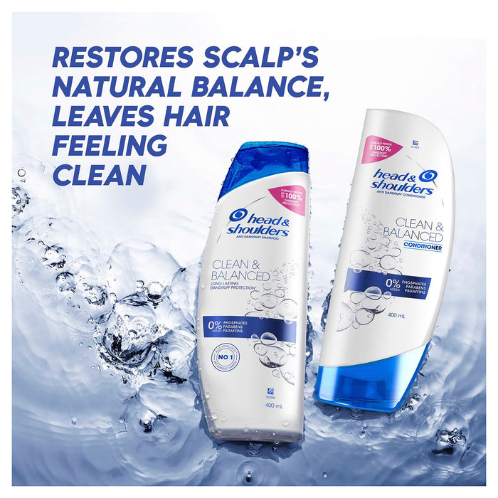 Head&Shoulders Clean & Balanced Conditioner 400ml.