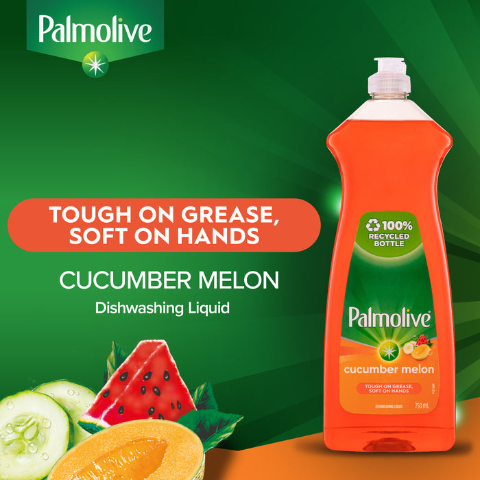 Palmolive Dishwashing Liquid Cucumber & Melon 750mL.