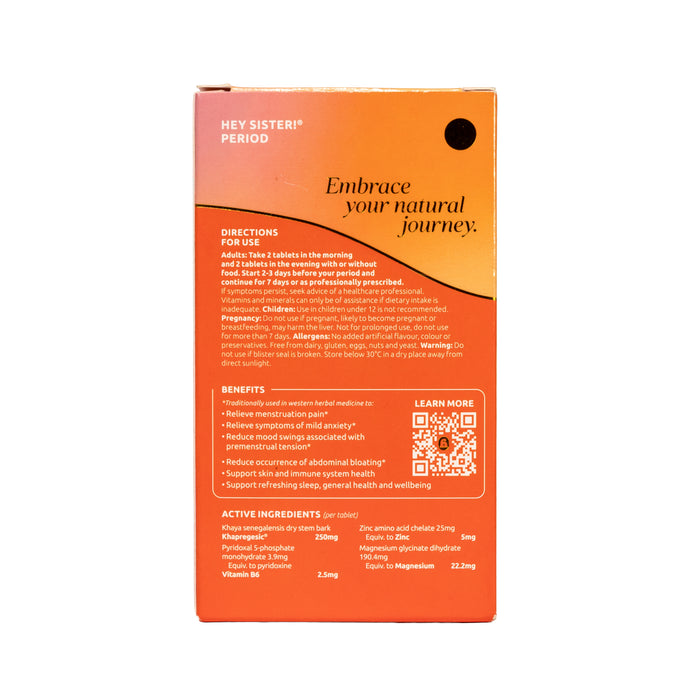 Hey Sister Period Pain 28 Tablets