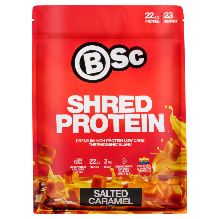 BSC Shred Protein Salted Caramel 800g