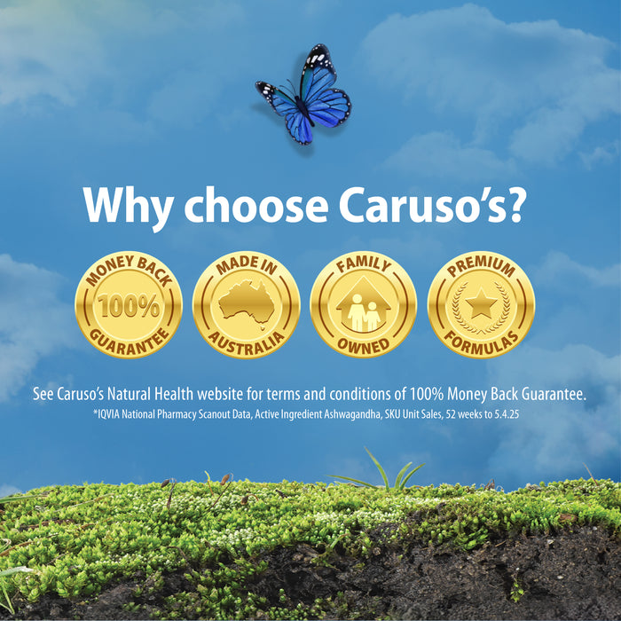 Caruso's Ashwagandha + Energy Tablets 42