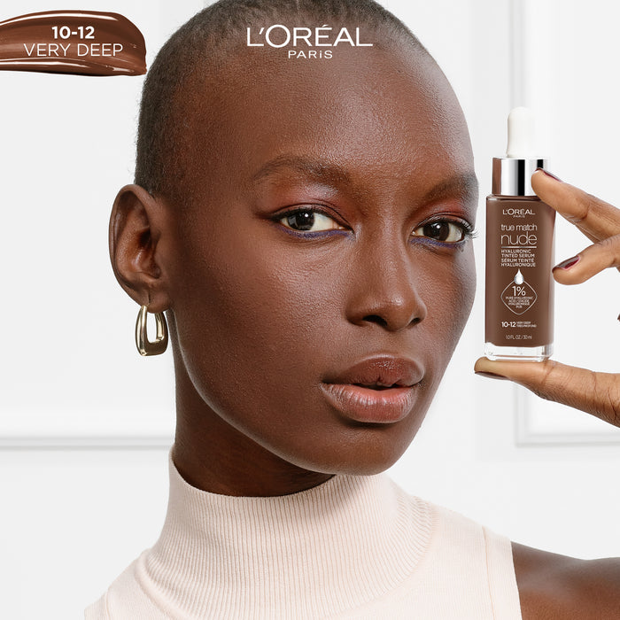 L'Oreal True Match Nude Plumping Tinted Serum 10-12 Very Deep