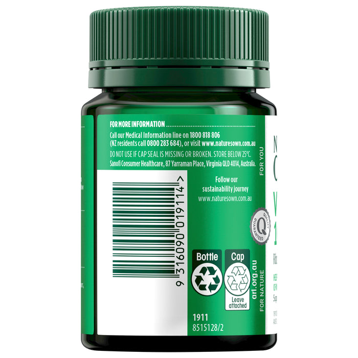 Nature's Own Vitamin B2 100mg 100 Tablets.