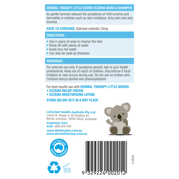 Little Bodies Eczema Wash and Shampoo 210ml