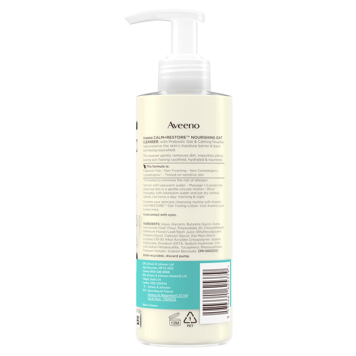 Aveeno Calm+Restore Oat Cleanser 200ml