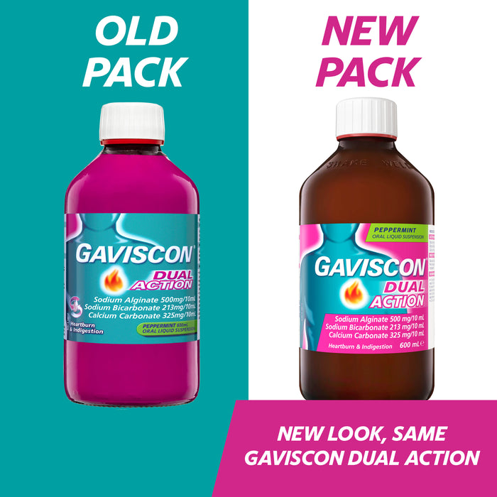 Gaviscon Dual Action Liquid 600ml