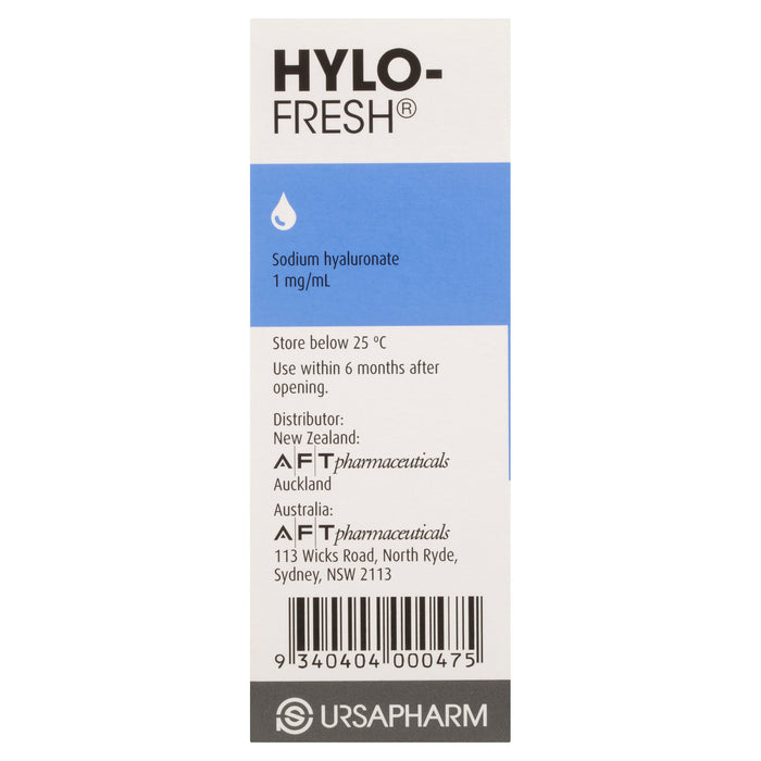 Hylo Fresh Eye Drops 10ml.