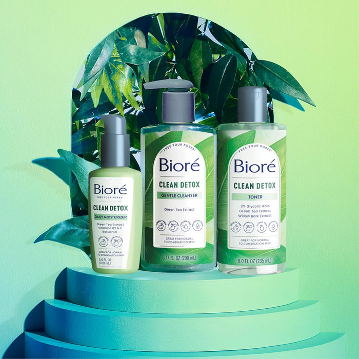 Biore Clean Detox Gentle Cleanser 200ml