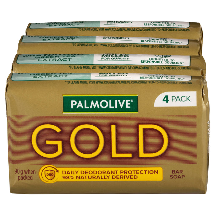 Palmolive Soap Gold 90g x 4 Pack.
