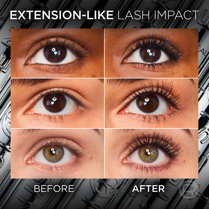 L'Oreal Paris Telescopic Extensionist Waterproof Mascara Black (Uncarded)