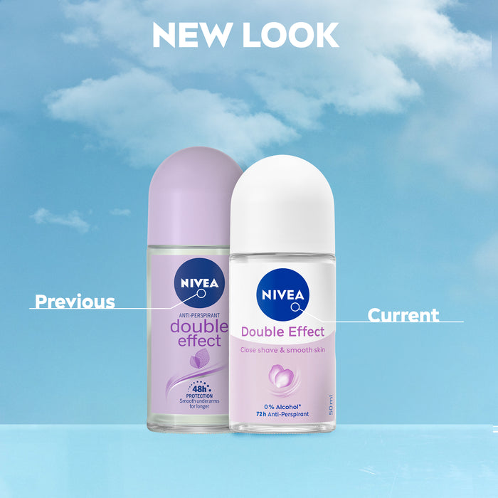 Nivea Women Deodorant Double Effect Violet Senses Roll On 50ml.