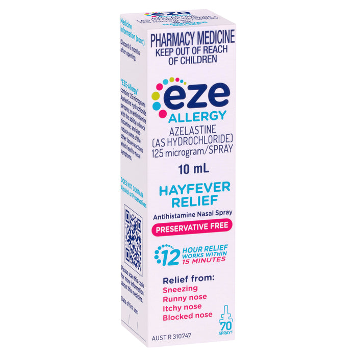 Eze Allergy Hayfever Relief Nasal Spray 10ml