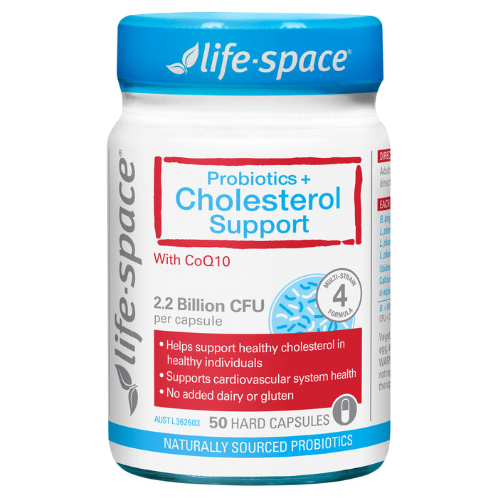 Life Space Probiotic + Cholesterol Support 50 Capsules