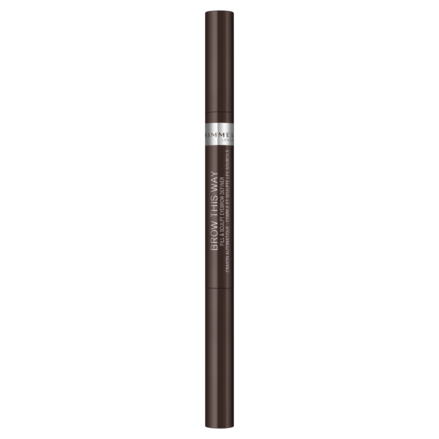 Rimmel Brow This Way Fill & Sculpt Eyebrow Definer Dark Brown 003.