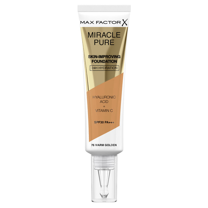 Max Factor Miracle Pure Foundation 76 Warm Golden.