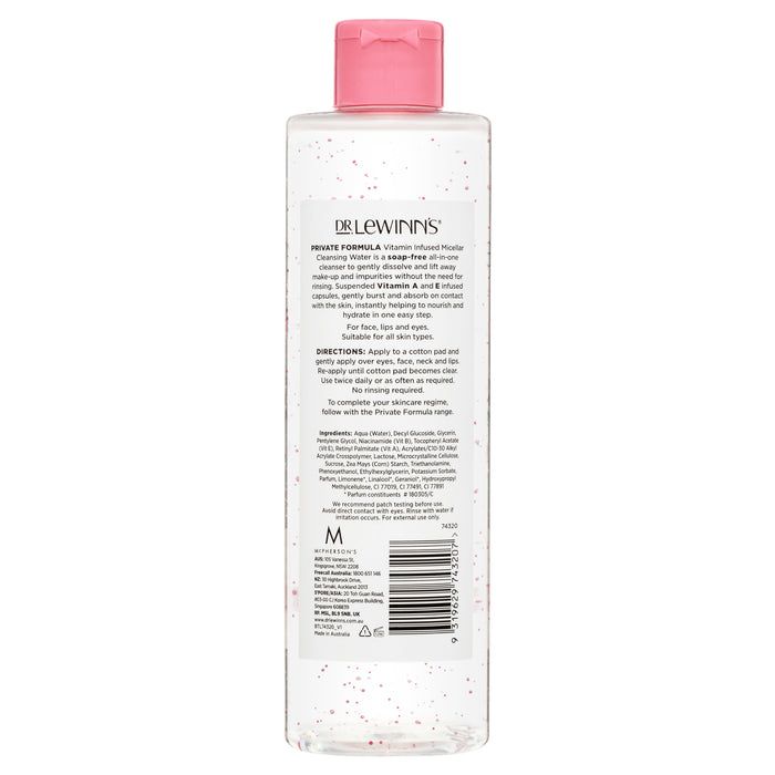 Dr LeWinn's Micellar Water 400ml