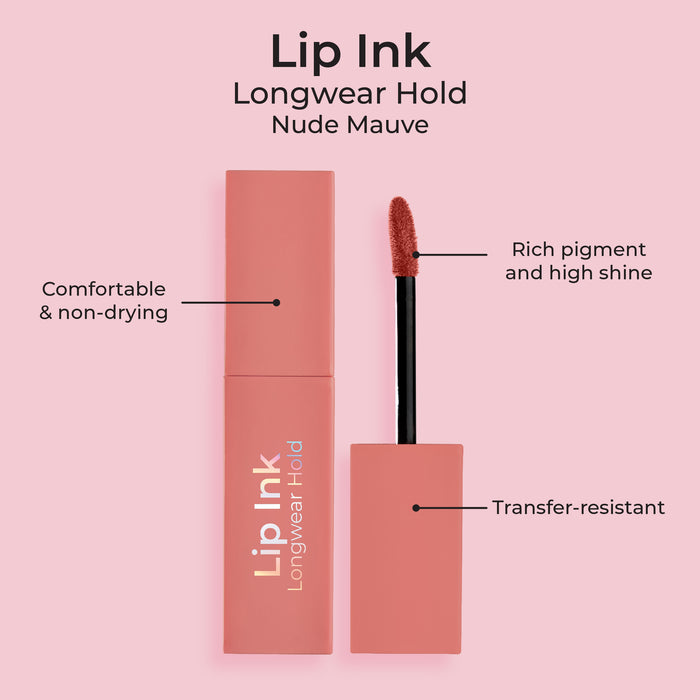 MCo Beauty Lip Ink Longwear Hold Nude Mauve