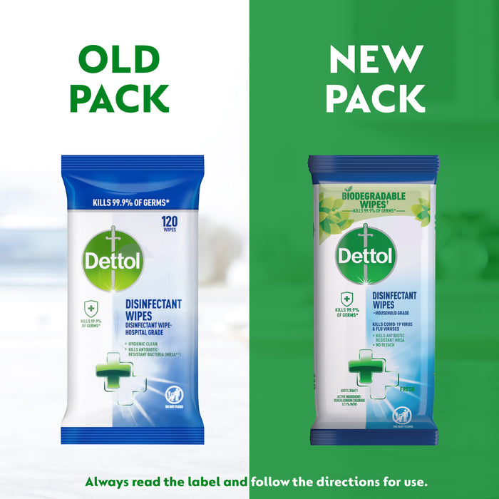 Dettol Disinfectant Wipes Fresh 110 Wipes