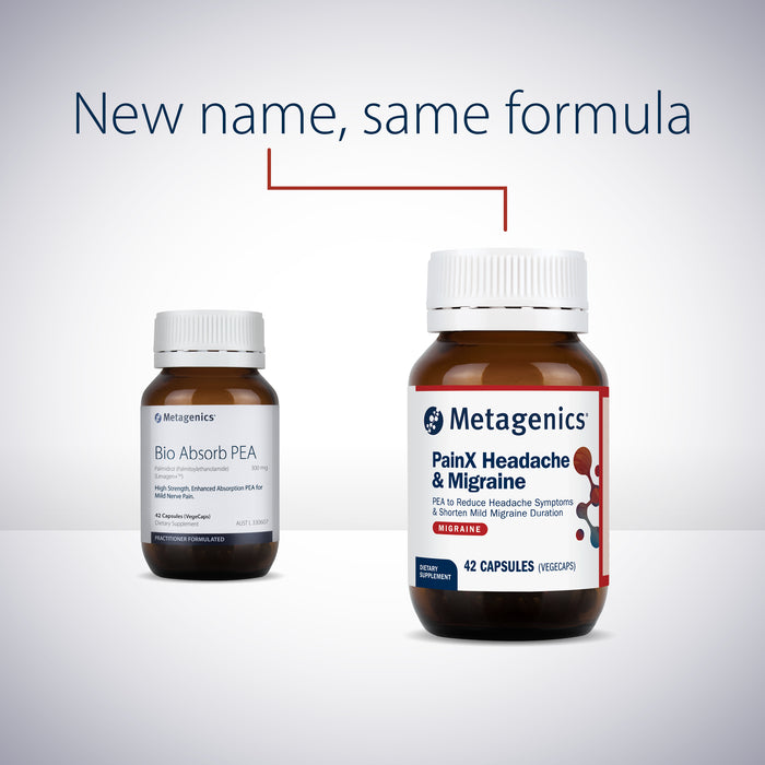 Metagenics Pain X Headache & Migraine 42 Capsules
