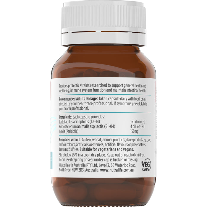 Nutra-Life ProBiotica 30 Capsules.