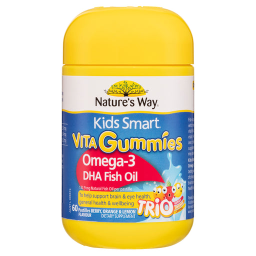 Nature's Way Kids Smart VitaGummies Omega 3 60 Gummies.