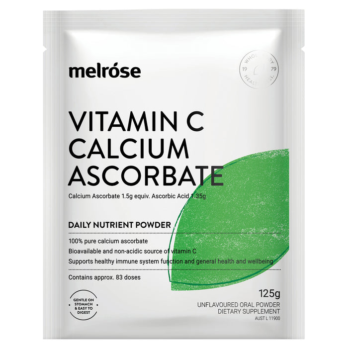 Melrose Vitamin C Calcium Ascorbate  125g.