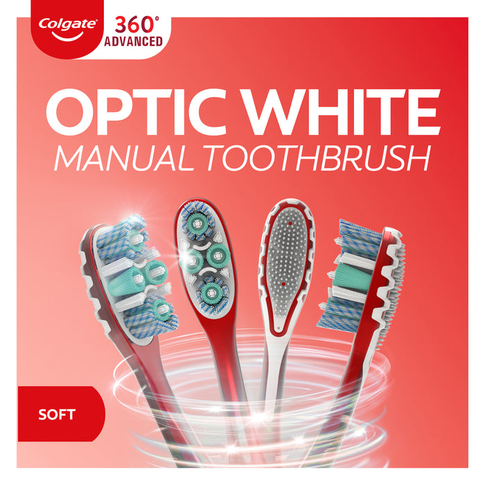 Colgate Toothbrush Optic White 360 Soft 3Pack