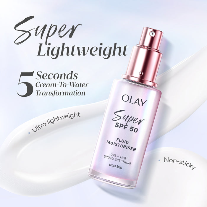 Olay Super SPF 50 Fluid Moisturiser 50ml
