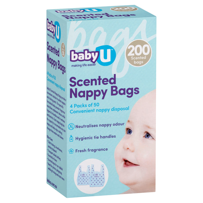 Baby U Nappy Bags 200 Pack.