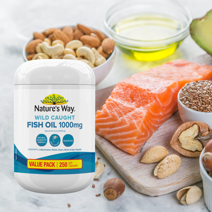 Nature's Way Fish Oil 1000mg 250 Capsules