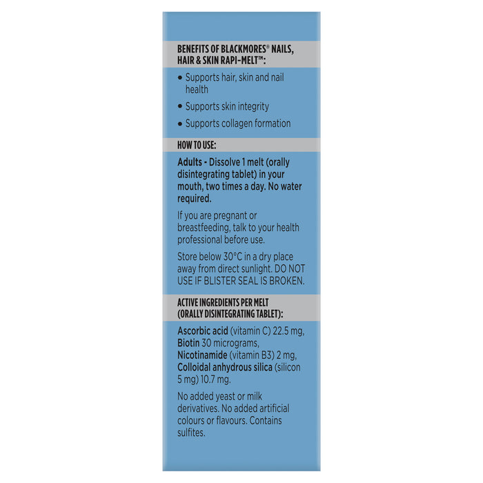 Blackmores Nails Hair + Skin Melt 60