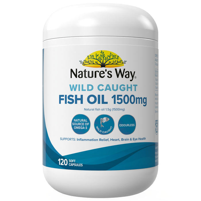 Nature's Way Fish Oil 1500mg 120 Capsules