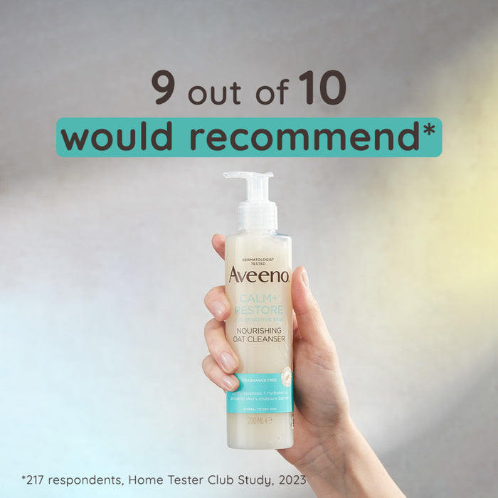 Aveeno Calm+Restore Oat Cleanser 200ml