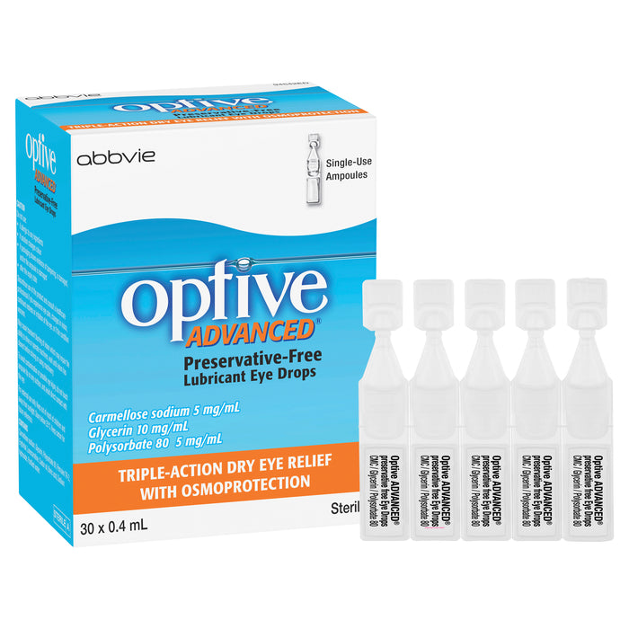 Optive Advanced Eye Drops 0.4ml x30