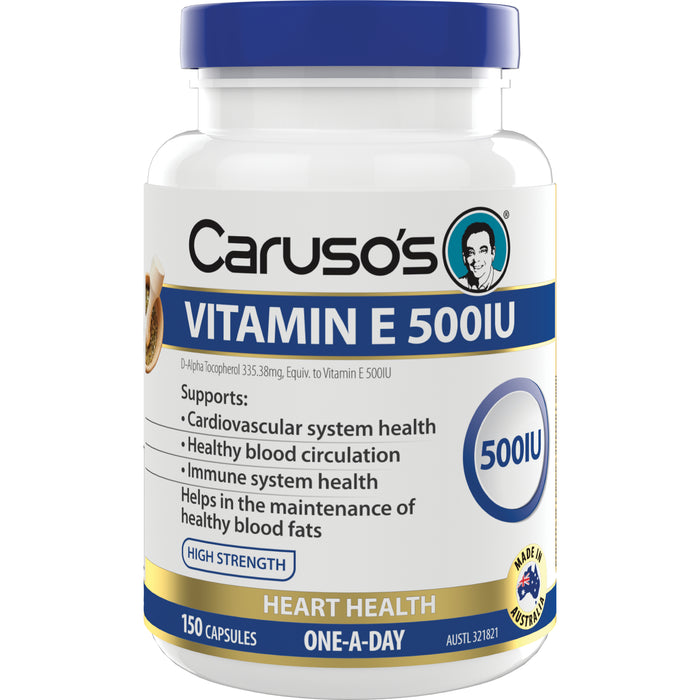 Caruso's Vitamin E 500IU Capsules 150