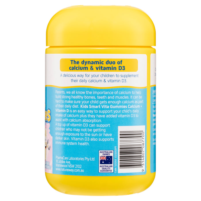 Nature's Way Kids Smart Calcium & Vitamin D 120 Vita Gummies.