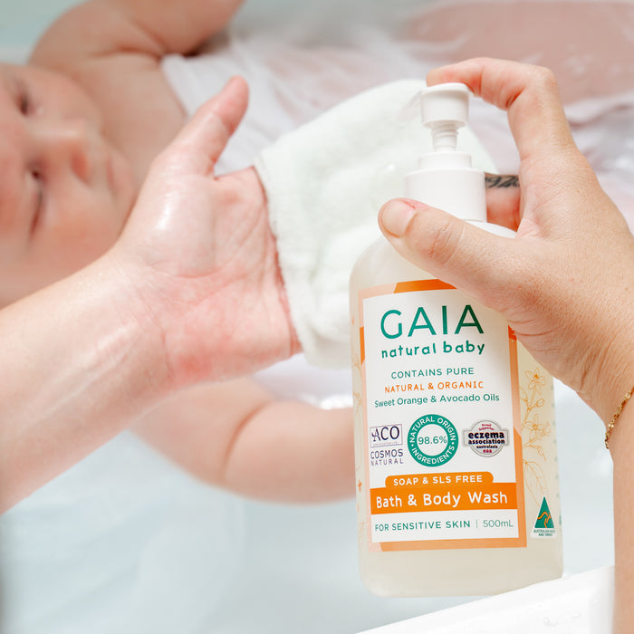 Gaia Natural Baby Bath and Body Wash 500ml