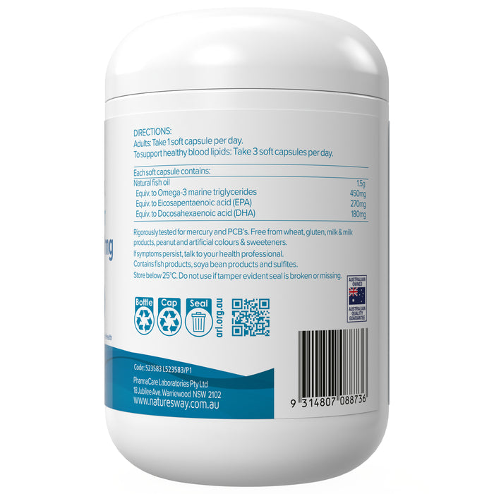 Nature's Way Fish Oil 1500mg 120 Capsules