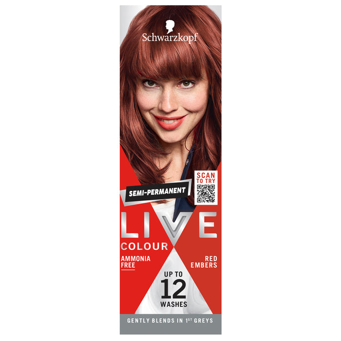 Schwarzkopf Live Colour Red Embers 75mL.
